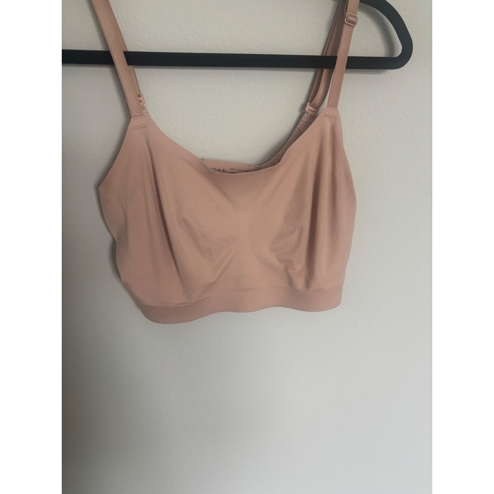 Soma Enbliss Luxe Adjustable Bralette Nude Pink Wireless Bra Large 570327315 - Picture 1 of 4